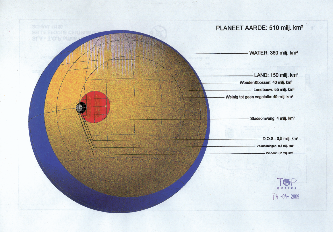  &copy; Luc Deleu & TOP Office, Natural, Usable and Used Areas on Earth, 2009.	