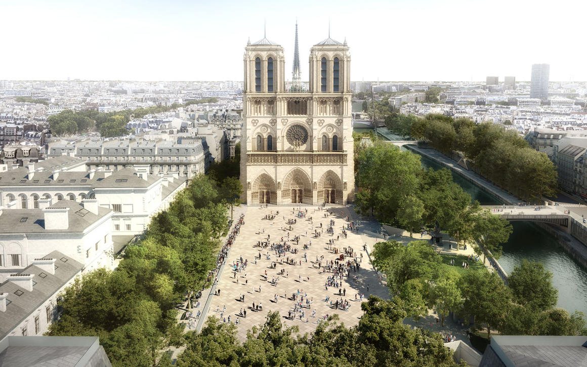 Notre Dame de Paris <br> &copy; Bureau Bas Smets 	