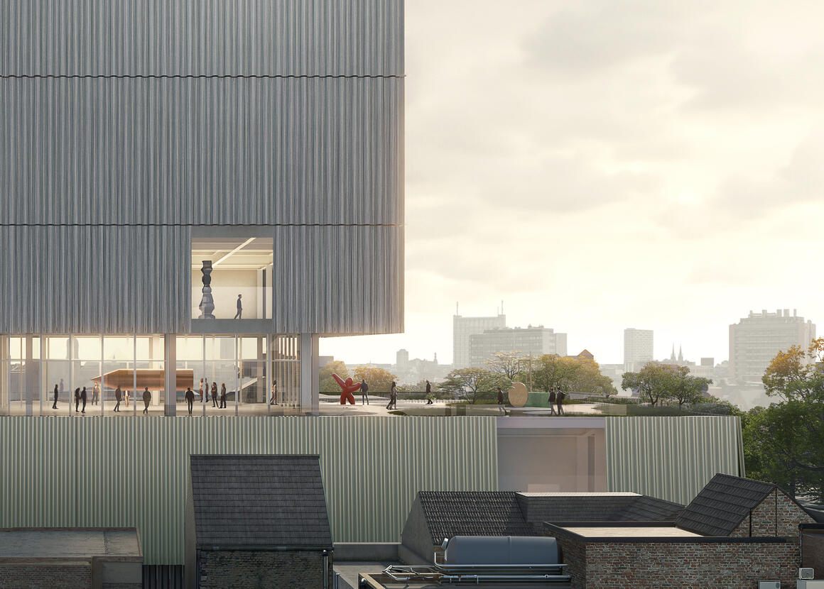 The new design for the Museum of Contemporary Art Antwerp (M HKA), commissioned by the Flemish Government, 2025.<br> &copy; Christ & Gantenbein and Bovenbouw, 2025	