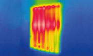 Image thermique d'un radiateur