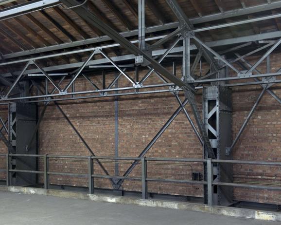 detail of the structure of the building KANAL 