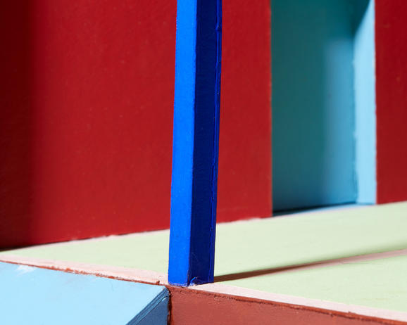 photo de détails colorés d'une maquette